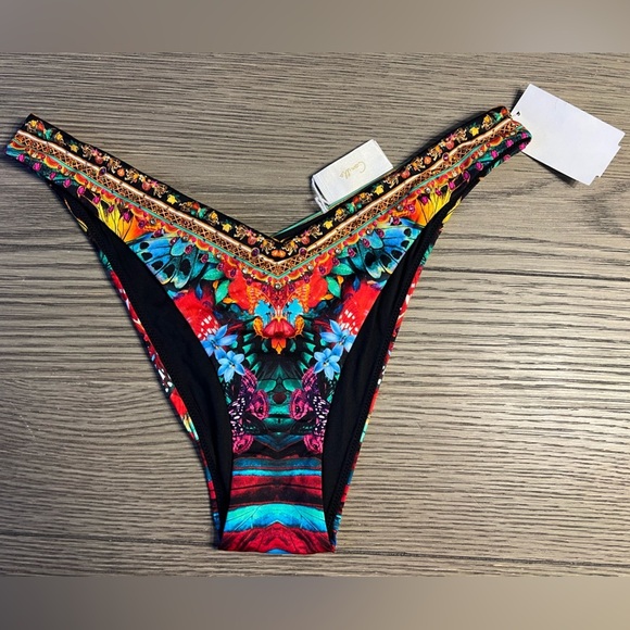 Camilla V High Leg Pant In A Flutter sz L 159$ - Picture 2 of 11